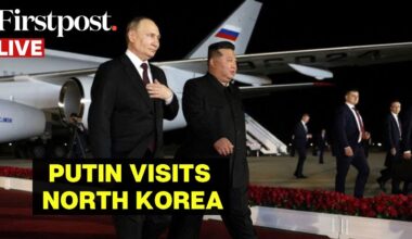 LIVE: Russia’s Putin Arrives in North Korea for Rare Trip as anti-West Alignment Deepens