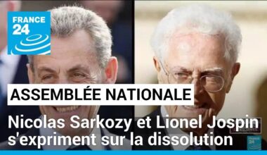 Nicolas Sarkozy et Lionel Jospin s'expriment sur la dissolution de l'Assemblée nationale