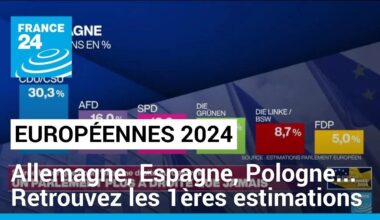 Européennes 2024 : Allemagne, Espagne, Pologne... Retrouvez les premières estimations