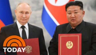 Putin signs partnership deal with Kim Jong Un in North Korea visit