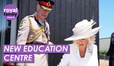 The King and Queen Attend Education Centre Opening at D-Day Anniversary