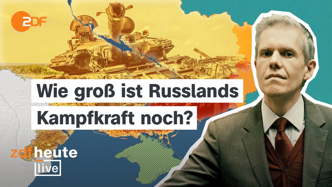 Gleitbomben und Drohnenangriffe: Hohe Verluste für Putin bei Charkiw-Offensive | ZDFheute live