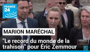 Marion Maréchal exclue de Reconquête par Éric Zemmour • FRANCE 24