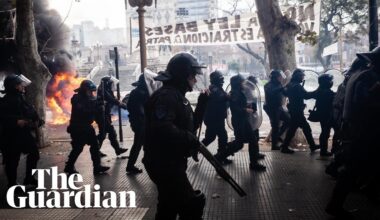 Protesters and police clash in Argentina over President Milei’s reforms