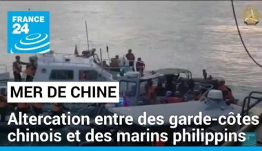 Mer de Chine : altercation entre des garde-côtes chinois et des marins philippins • FRANCE 24