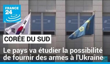 La Corée du Sud va étudier la possibilité de fournir des armes à l'Ukraine • FRANCE 24