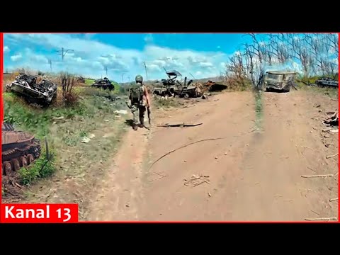 "Many soldiers died" -Footage of a large number of Russian equipment destroyed in Avdiivka direction