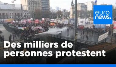 Manifestations à Buenos Aires contre les lois Milei | euronews 🇫🇷