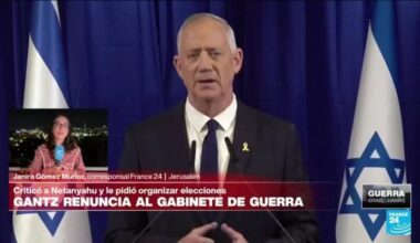 Informe desde Jerusalén: Benny Gantz abandona el gabinete de guerra de Netanyahu • FRANCE 24