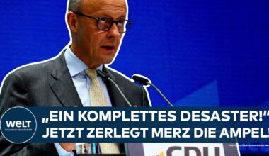 FRIEDRICH MERZ: Europawahl? "Ein komplettes Desaster!" CDU-Chef rechnet knallhart mit der Ampel ab