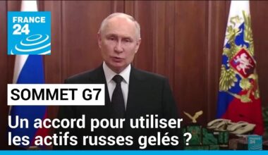 Sommet G7 : un accord pour utiliser les actifs russes gelés ? • FRANCE 24