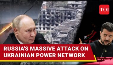 Russia Hammers Ukraine With Dozens Of Long-Range Missiles & Drones; Power Network Targeted