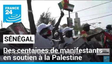 À Dakar, des centaines de manifestants en soutien à la Palestine • FRANCE 24