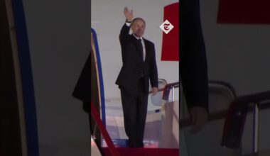 Vladimir Putin hugs, waves goodbye to Kim Jong-un as he leaves North Korea