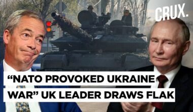 UK's Farage Says NATO Gave Putin "Reason" To Invade Ukraine, Trump Blames Biden's "Promise" For War