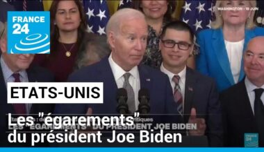 Etats-Unis : les "égarements" du président Joe Biden posent question • FRANCE 24