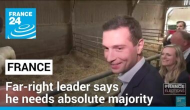 Far-right leader Bardella says he needs absolute majority to govern France effectively • FRANCE 24