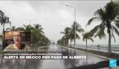 Natalia Lever: 'La tormenta tropical Alberto podría llegar a ser un huracán de categoría uno'