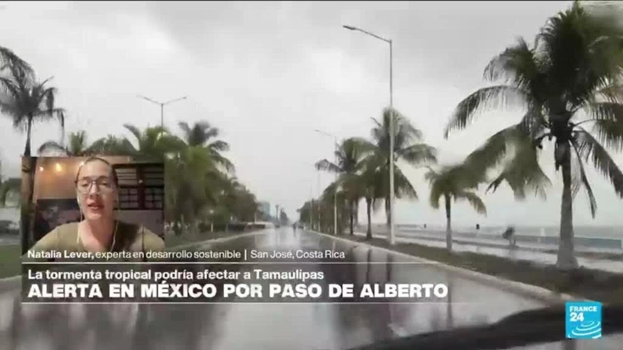 Natalia Lever: 'La tormenta tropical Alberto podría llegar a ser un huracán de categoría uno'