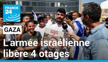 L'armée israélienne libère 4 otages suite à une opération dans le camp de réfugiés de Nousseïrat