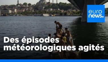 La Bulgarie et la Roumanie connaissent des épisodes météorologiques agités | euronews 🇫🇷