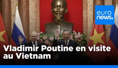 Vladimir Poutine en visite au Viêt Nam | euronews 🇫🇷