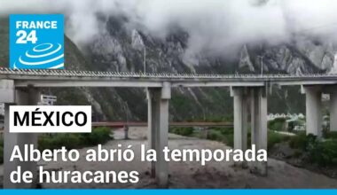 Así fue Alberto, la primera tormenta de la temporada de huracanes en las costas mexicanas