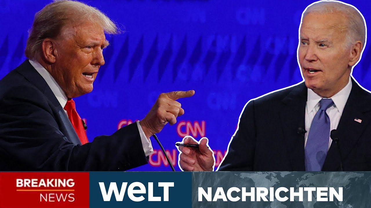 USA: Trump teilt aus! Aussetzer von Biden im Duell! Trump mit brisanter Ansage zu Ukraine | STREAM