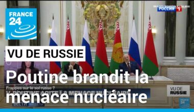 Face à la stratégie occidentale en Ukraine, Poutine brandit la menace nucléaire • FRANCE 24