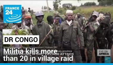 DR Congo militia kills more than 20 in village raid • FRANCE 24 English