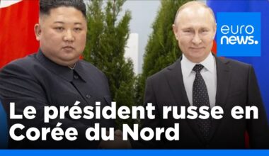 Vladimir Poutine attendu en Corée du Nord | euronews 🇫🇷