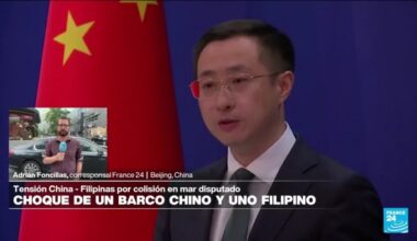 Informe desde Beijing: un barco filipino y un barco chino colisionaron en mar en disputa