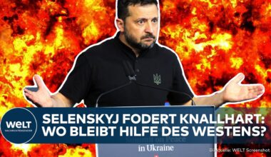 UKRAINE IN FLAMMEN: Selenskyj schlägt Alarm! - 2400 Lenkraketen - Wo bleibt die Hilfe des Westens?