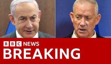 Israeli minister Benny Gantz resigns from Netanyahu's war cabinet and calls for elections | BBC News