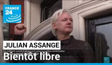 Julian Assange "libre" après un accord avec la justice américaine, annonce WikiLeaks • FRANCE 24