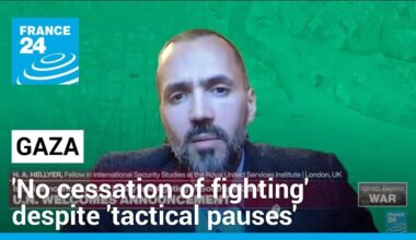 'No cessation of fighting in Gaza' despite 'tactical pauses' announcement • FRANCE 24 English