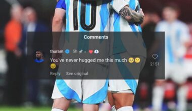 Marcus’s reaction to Lautaro hugging Messi😂