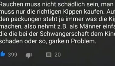 Kann nicht sagen ob das Lustig oder traurig ist