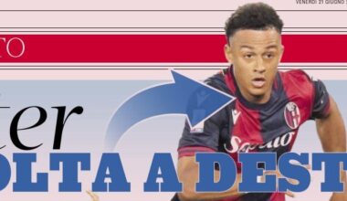 [GdS] Dumfries must yes or no to Inter during the European Championship, contacts with Dan Ndoye. Confrontation with Dumfries soon: if he leaves, Ndoye will be targeted. The Nerazzurri have already inquired with Bologna about Ndoye as a replacement: €25M is needed.