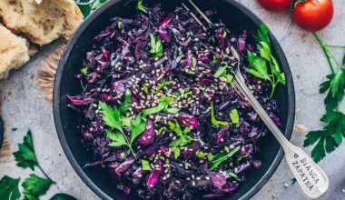 Was macht ihr am liebsten für Salate mit Weiß- und Rotkohl?