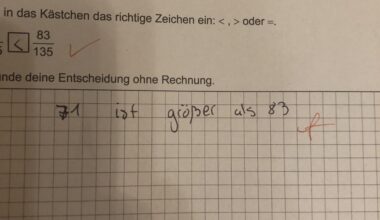 Meine beste Antwort jemals in einer Mathe Arbeit.