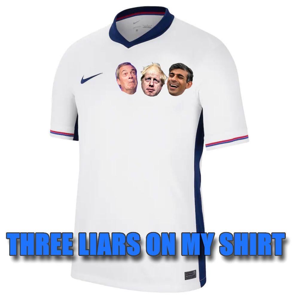 Three Liars on my Shirt