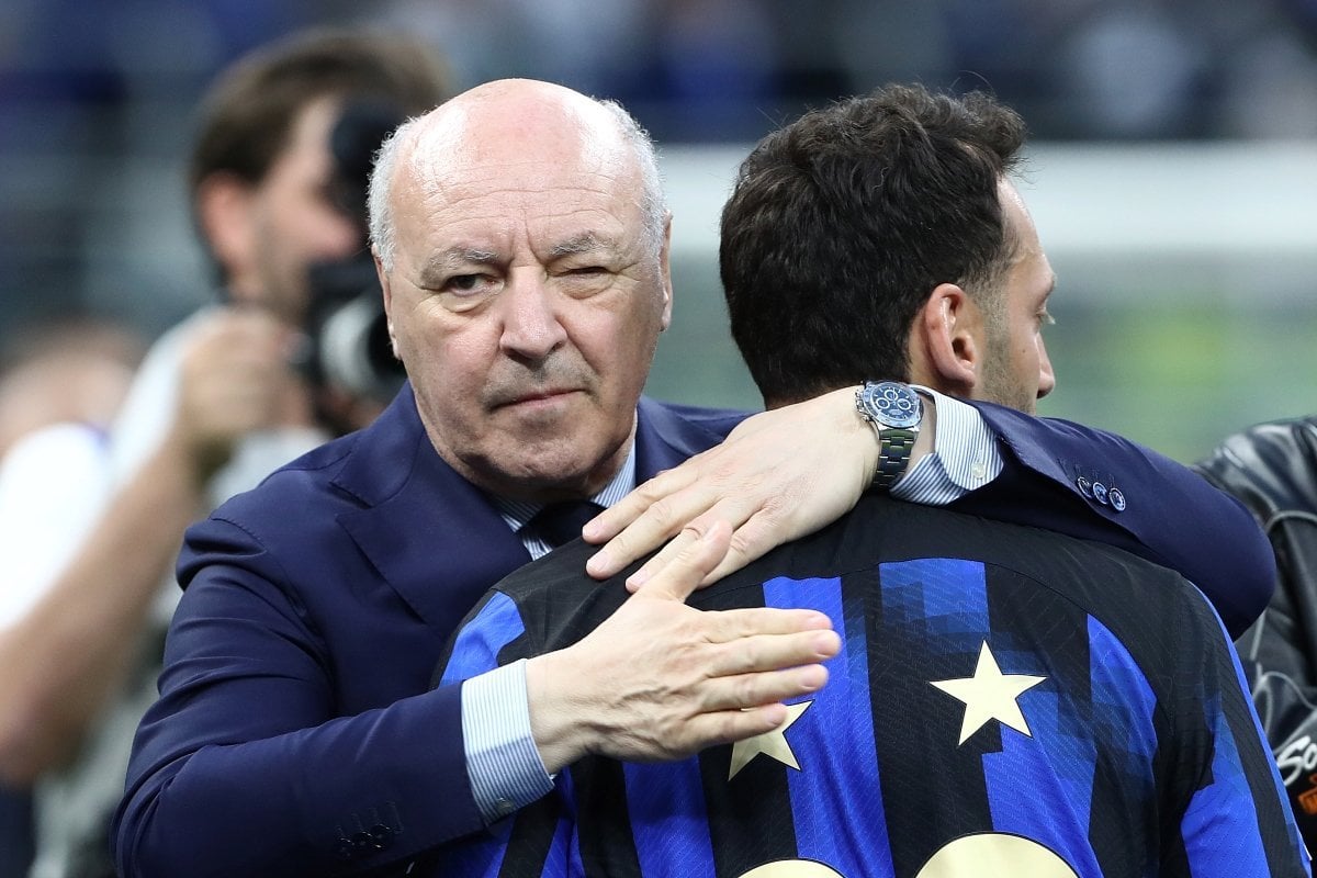 [Ricky D’Anna] Today Ausilio and Marotta will fly to Germany, but there are no meetings with Bayern and Calhanoglu or his entourage on the agenda. 👀                       The 70 million requested by Inter will be the starting point of a negotiation and not the point of arrival. 💰⚫🔵