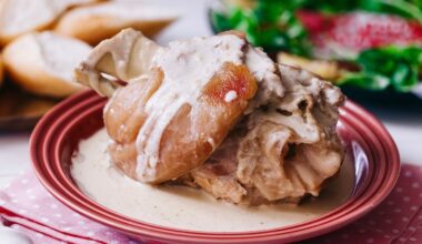 Weird food from Vietnam: German-style milk-stewed pork knuckle, or Berliner Eisbein doused in Bechamel sauce