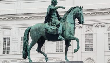 Vienna, Austria . Joseph II statue . ( OC ).