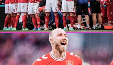 Respect to our former player, Eriksen. 1,100 days after his heart attack scare in EURO2020, he scores the opening goal for Denmark in EURO2024. Inspirational story.💙🖤