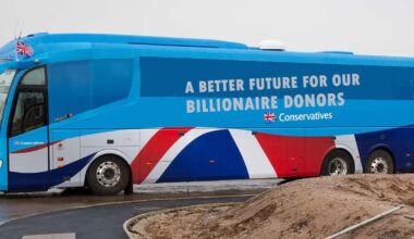 Tories Launch New Battle Bus