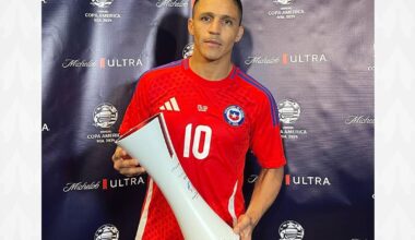 Alexis Sanchez named the Man of the Match for Peru vs. Chile