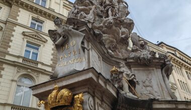 Vienna´s Pest Column . Dating from 1679 .