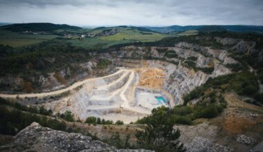 An open pit mine in Czechia [OC]